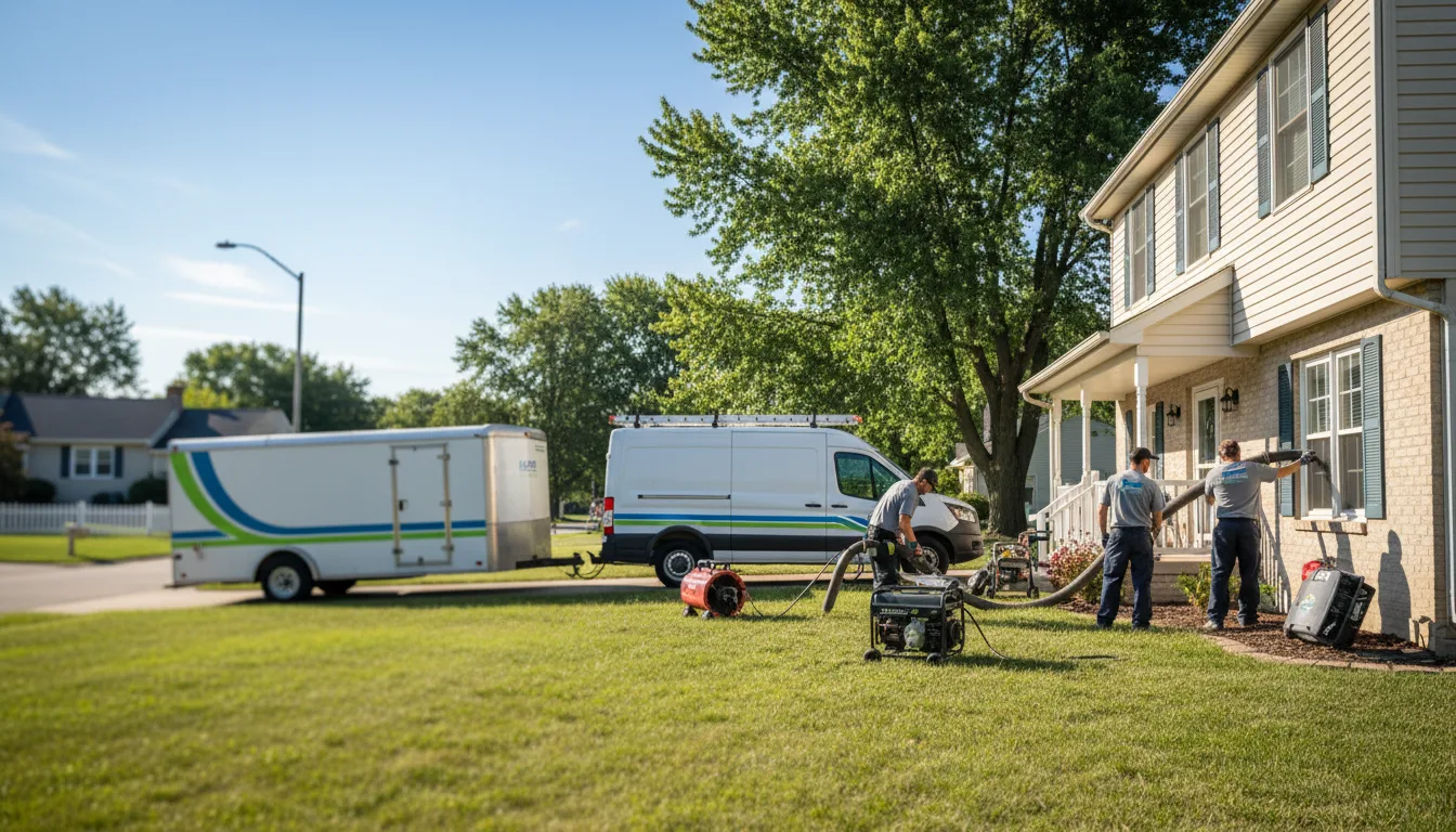 Flooded Basement Restoration And Cleanup With Repair in Dumont, MN near me